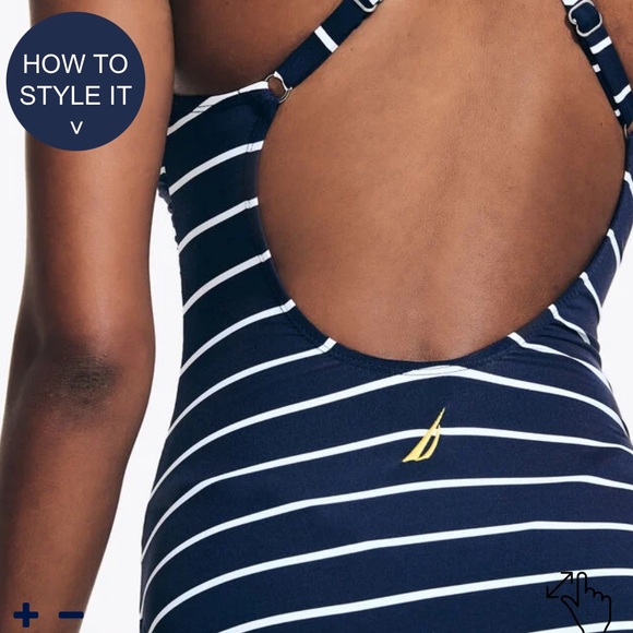 Brand New! Nautica One Piece Bathing Suit - Picture 10 of 12